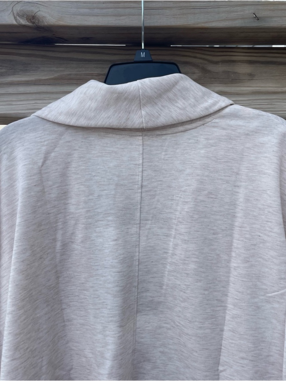 Yogalicious Heather Crystal Gray Scuba London Open Cardigan Women M & L NWT - Picture 10 of 16
